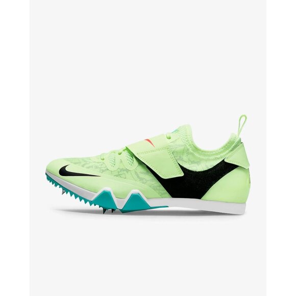 Nike Mens Pole Vault Elite Track Field Spikes AA1204-700 Neon Yellow Size 12 - Picture 2 of 10